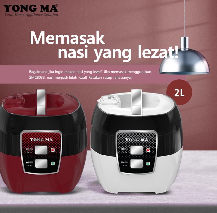 Yong Ma Digital MagicCom Rice Cooker 2 Liter SMC8033 - Merah